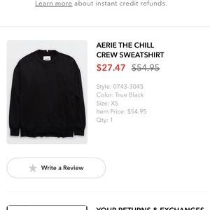 aerie chill crewneck